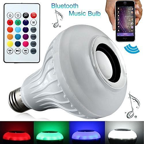 Bec muzical LED bluetooth/jocuri de lumini colorate/telecomanda