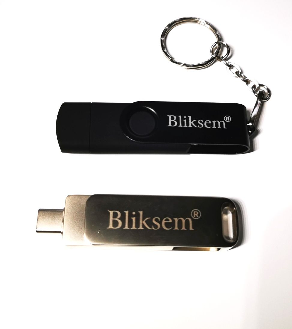 Memory stick Bliksem 2.0, 64 GB, 3 in 1, USB, Micro-USB, Type C