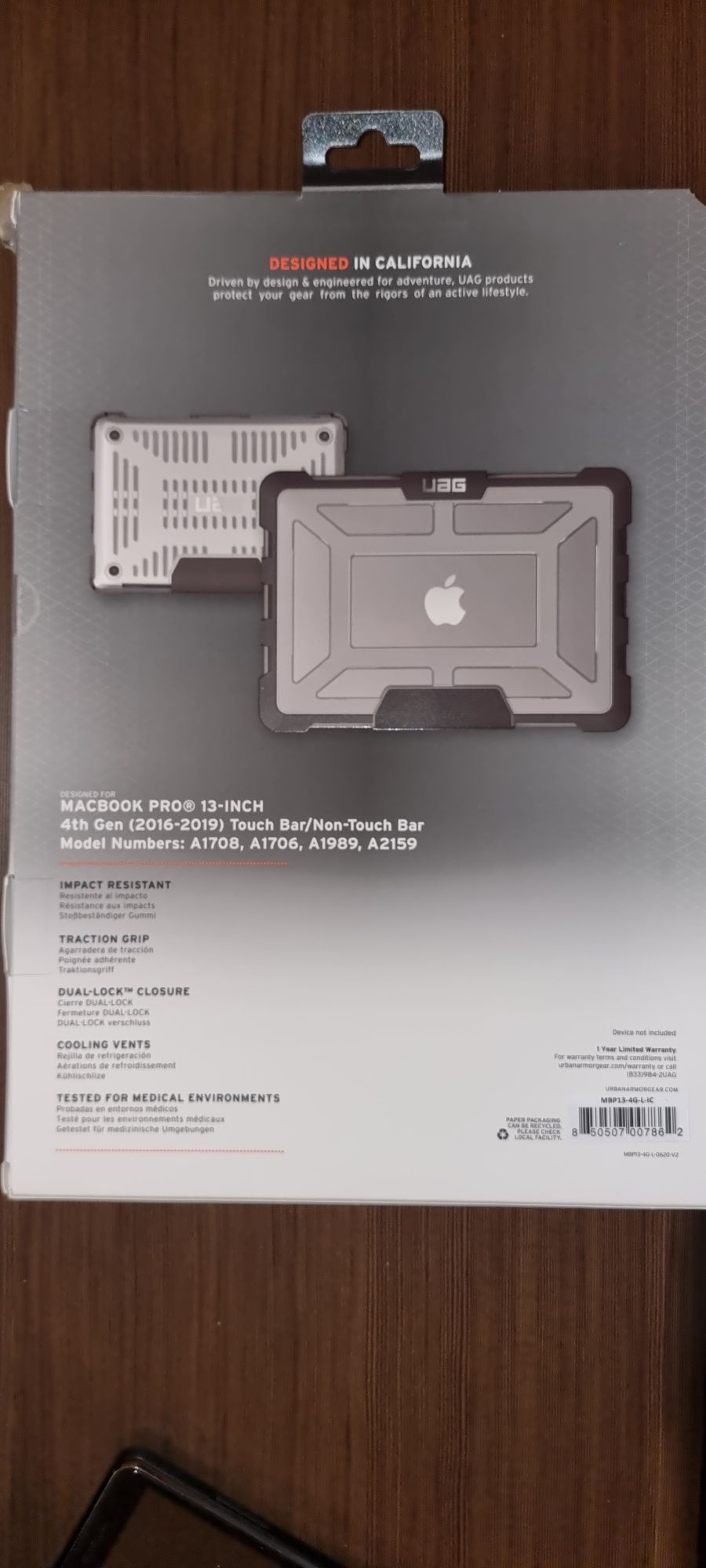 UAG чехол для MacBook Pro 13, Urban Armor Gear 2016-19