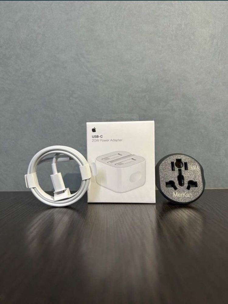 Apple Power Adapter USB-C 20w | Зарядка для Айфон Головка блок питания