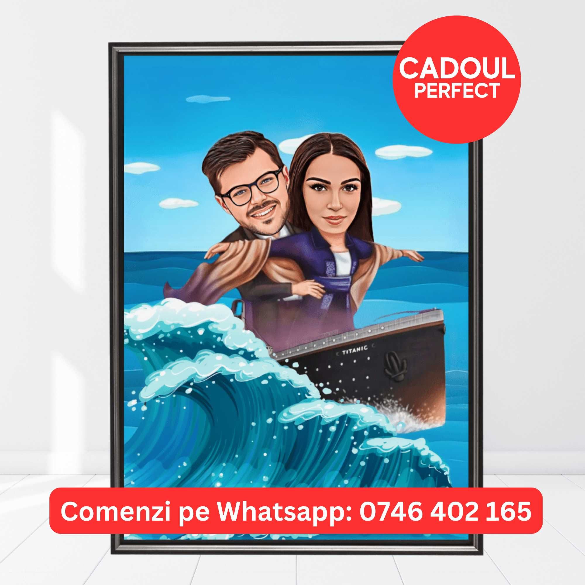 Cadouri Femei Barbati Iubita Tablouri Portrete Caricaturi la Comanda