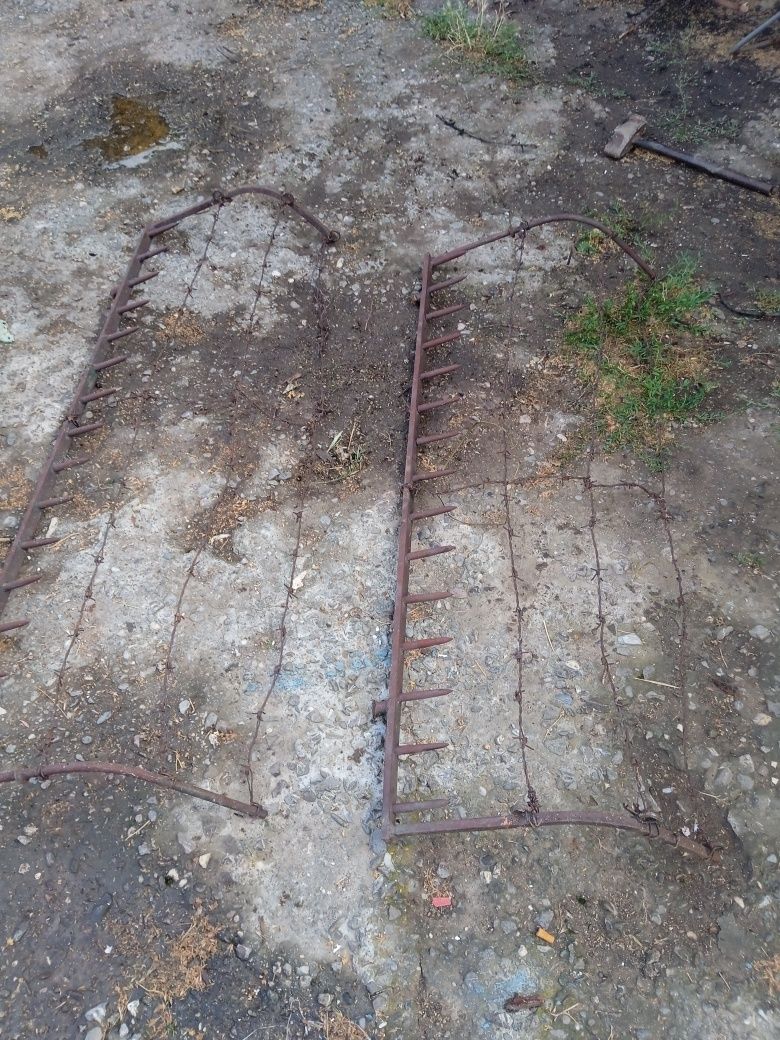 Grilaj metalic din fier forjat pentru porți garduri