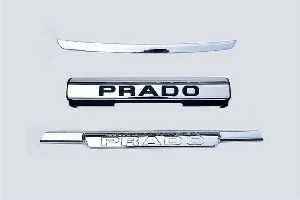 Хром на передний бампер прадо 120 накладка на губу тойота чехол gx470