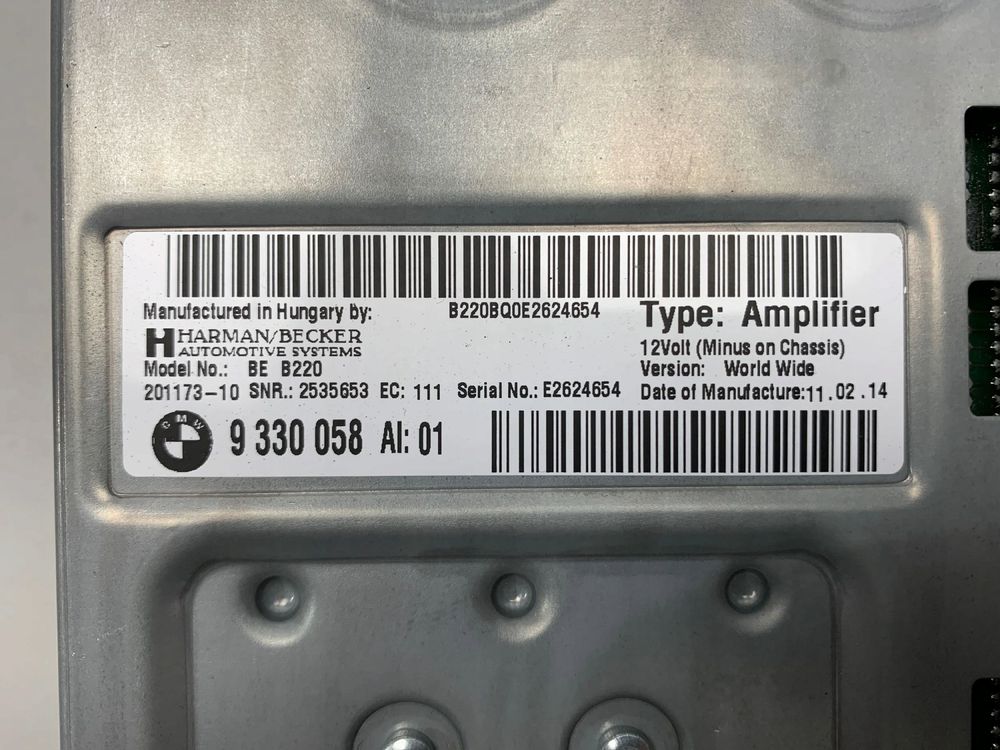 BMW X6 F16 X5 F15 X6F86 Музика Harman Kardon