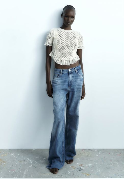 Top Zara M din tricot