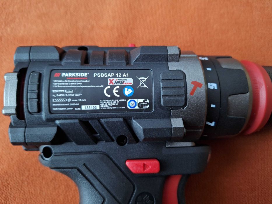 Masina de insurubat si gaurit , cu percutie,  PARKSIDE- Brushless ,12V