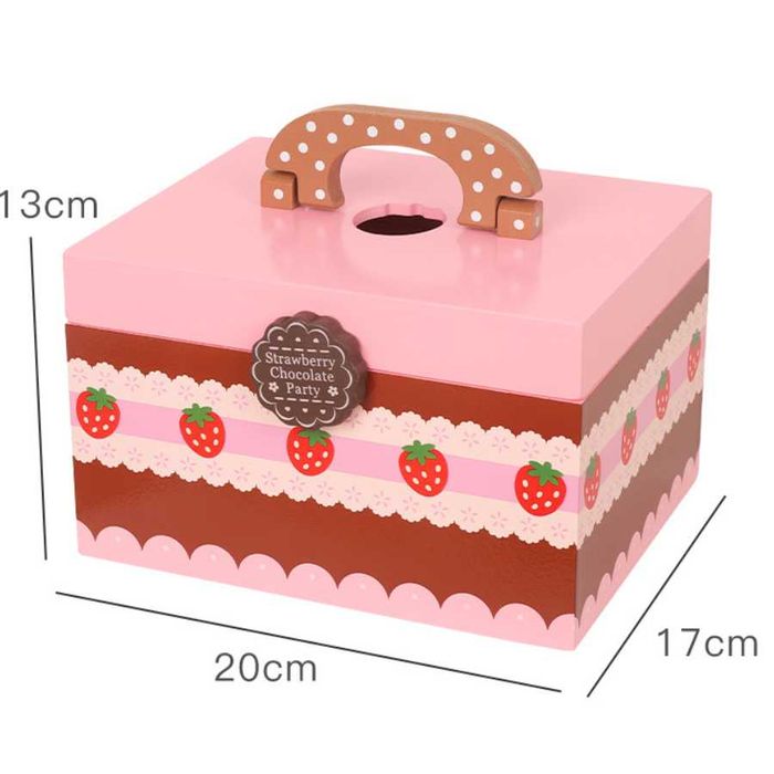 Игрален комплект - дървен сладкарски сет за рязане