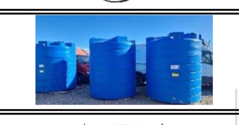 Vand bazine 6500 litrii apa/adblue