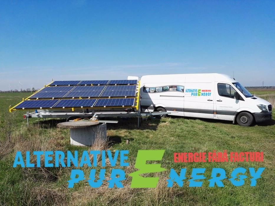 Remorca Solara - Generator Fotovoltaic Mobil Irigatii Agricultura