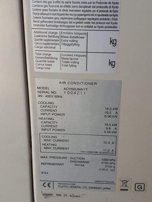 Unitati frigorifice externe aer conditionat