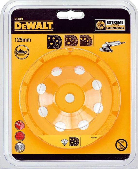 Диамантен диск за шлайфане на бетон Dewalt DT3795/125мм