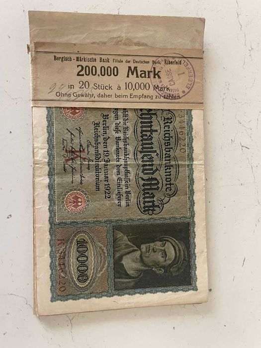 Бакноти х 10000 марки 1922 година