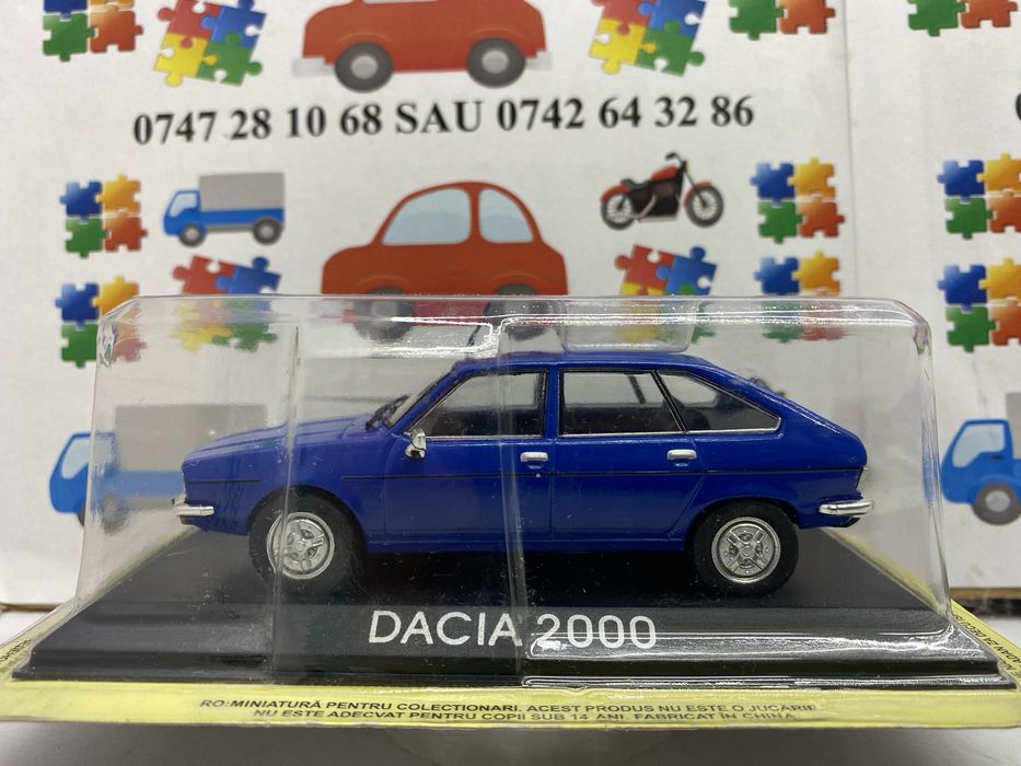 DACIA 2000 machetă auto scara 1:43(10 cm) Deagostini Masini de Legenda