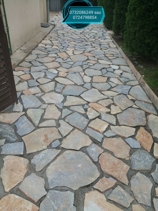Piatră de rău pentru placări și pavaje