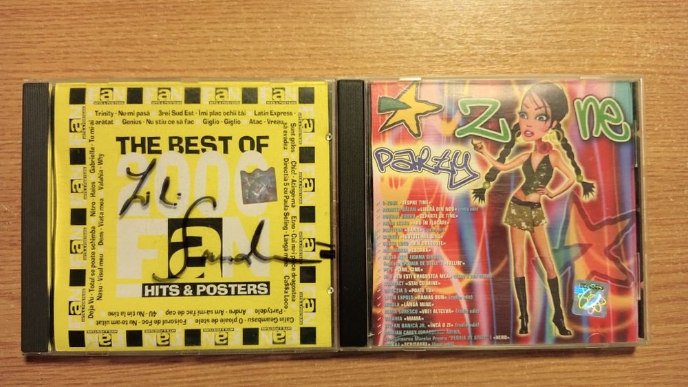 Vând 2 Compilații/Selecții Zone Party și The Best Of 2000