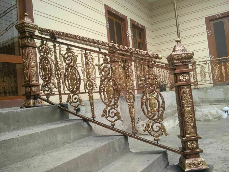 Перила для лестницы из металла