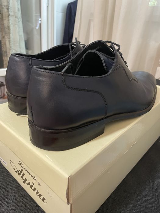 Vand pantofi barbati 42, piele naturala bleumarin