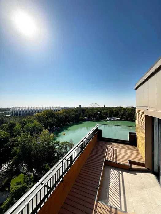 NRG PARK 3 комнатная 105кв Вид на озеро со своей Террасой нрг парк