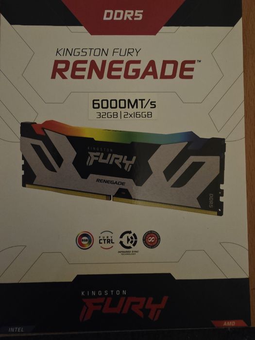 Ddr 5 Kingston Fury Renegade Rgb