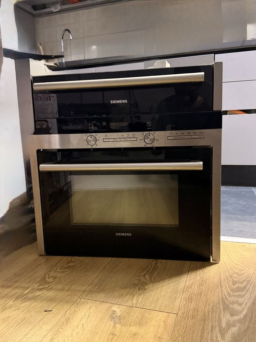 Cuptor  electric Siemens convectie si microunde 2 in 1  + Sertar cald