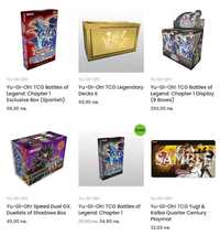 Yu-Gi-Oh! оригинални продукти