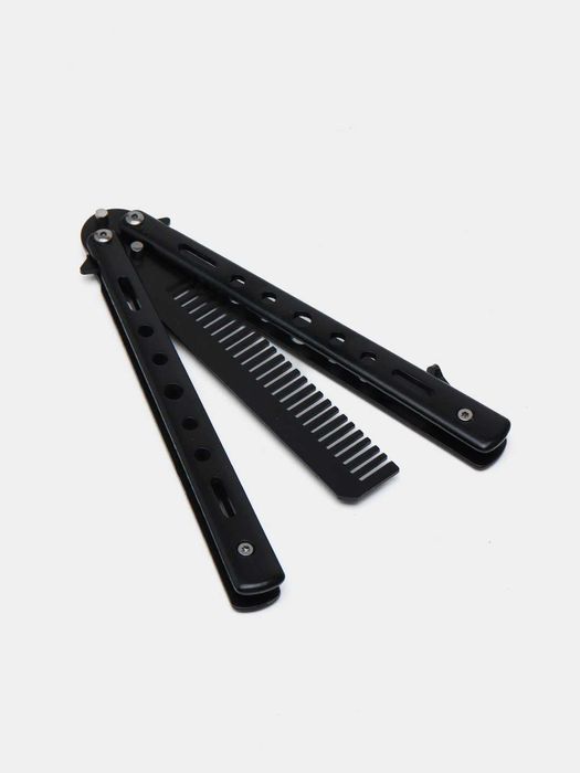 Нож бабочка в виде расчески