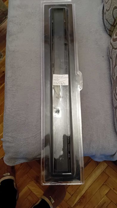 Линеен сифон Алкапласт  650мм Черен