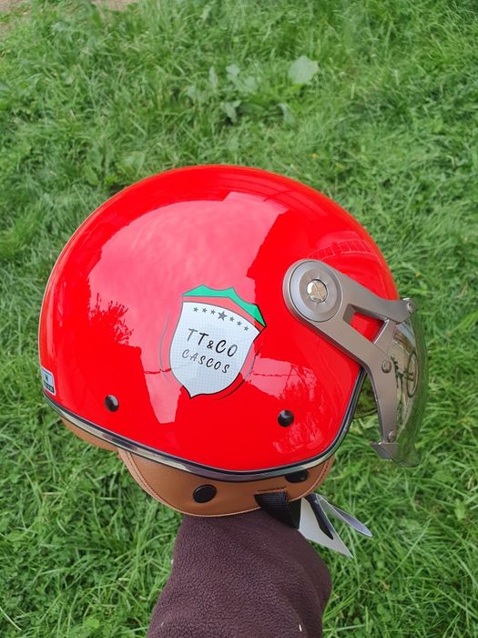 Casca scuter moto open face ideala Vespa/Aprilia/Honda old bikes/retro