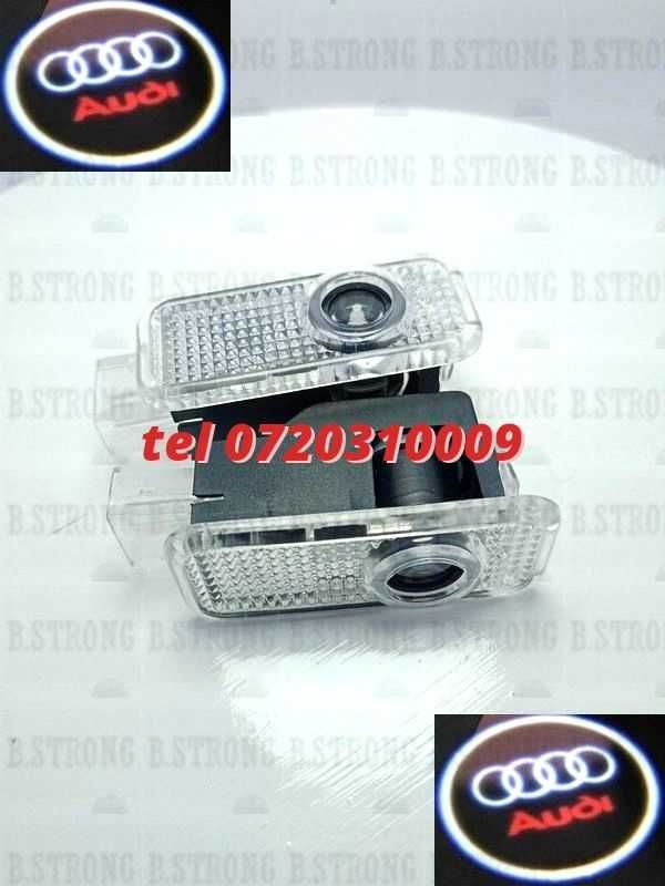 Lampa Logo Sigla Audi Portiera Set De 2 Buc Led