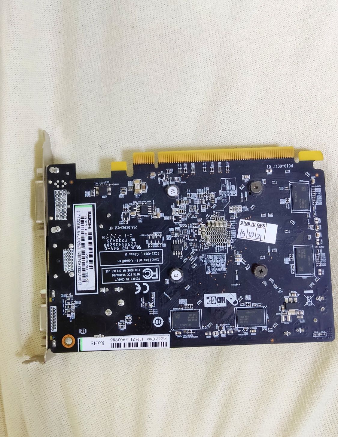 Видеокарта AMD Radeon R7 240 4GB + 550W захранване