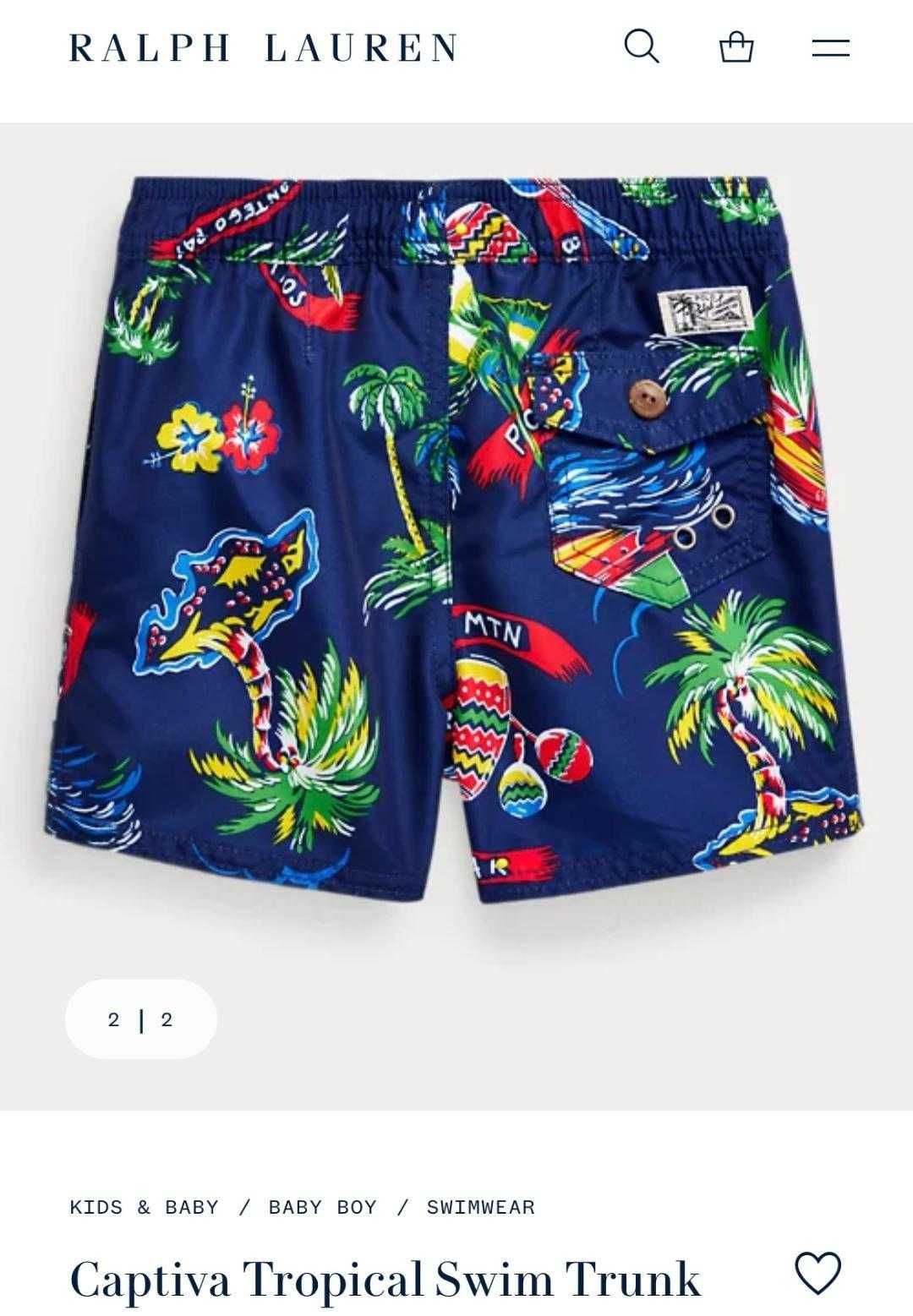 Плавки 7-8 лет на мальчика Ralph Lauren