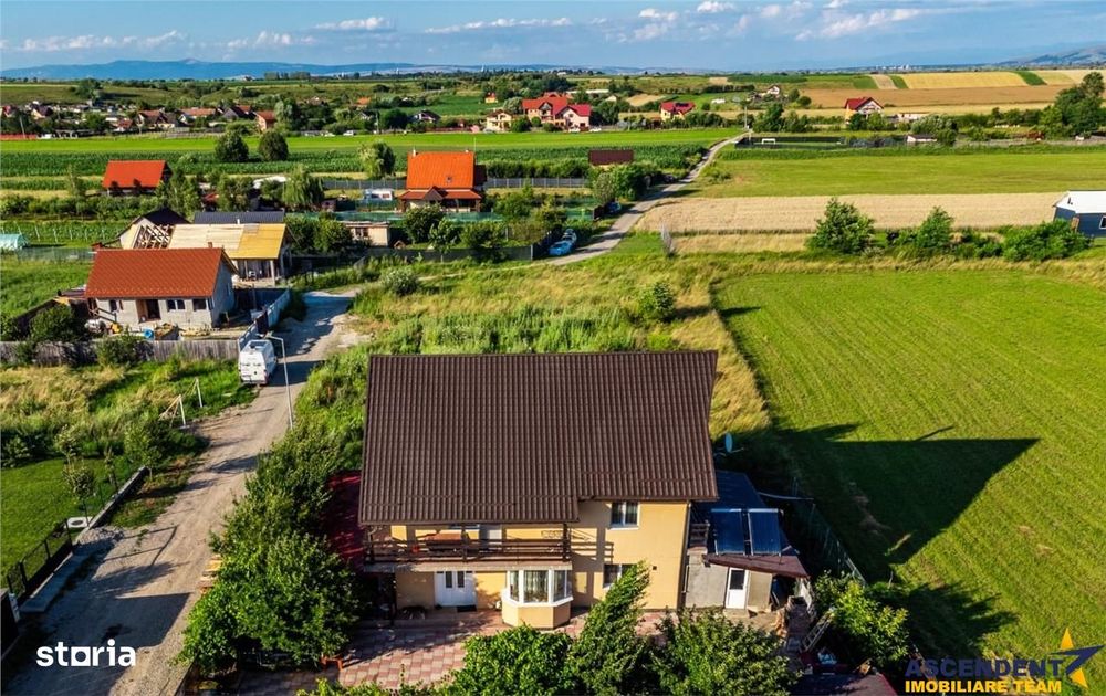 Refugiu elegant in Harman, Locuinta luminoasa, gradina proprie, privel