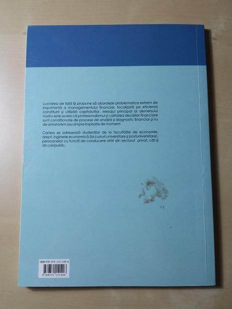 Vol."Management financiar" de Mihaela Onofrei