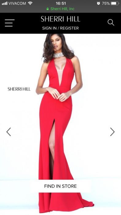Sherri Hill официална рокля