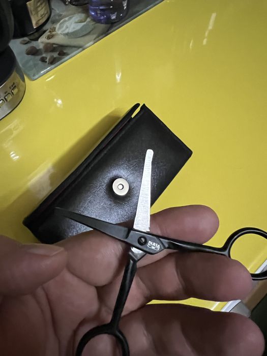 Foarfeca tund gene, mustata barber frizerie