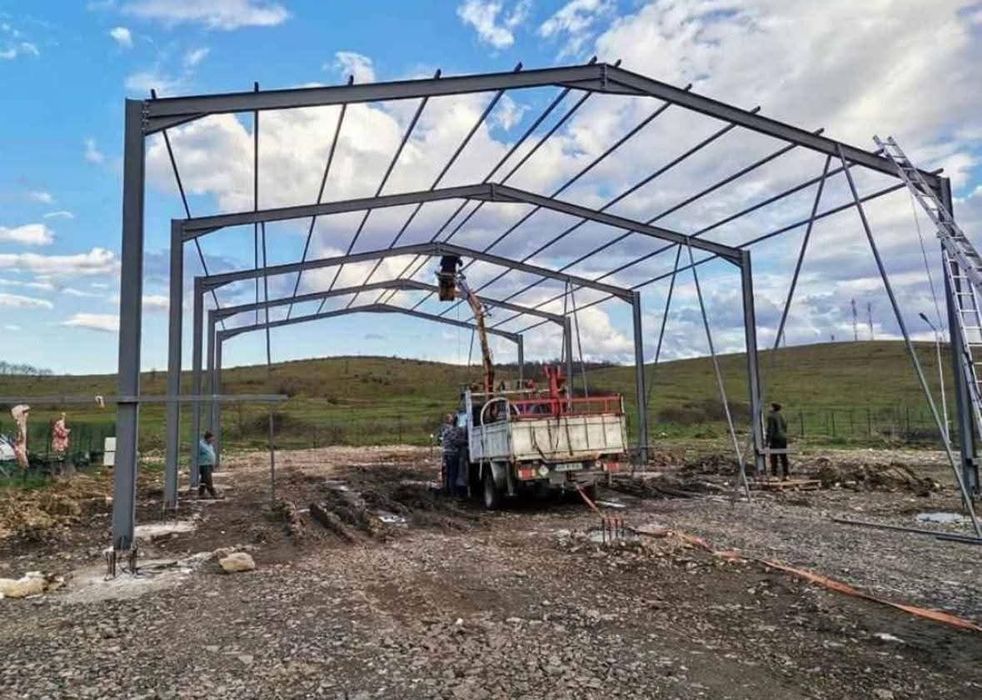 Vand structuri hale metalice