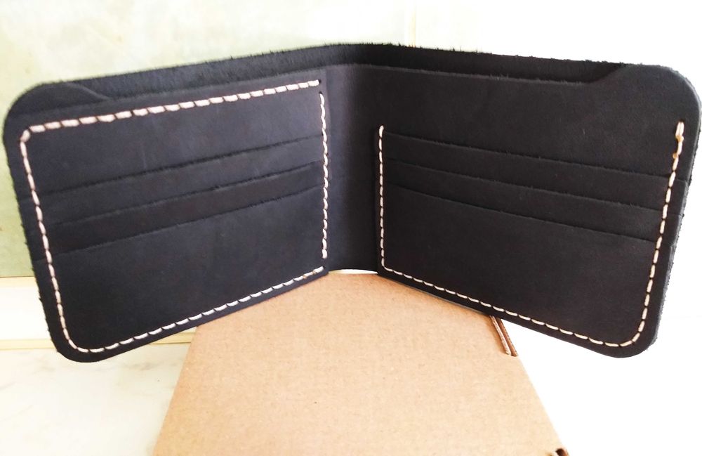 Portofel handmade Urban Bag - Concept 2 Plus piele naturala negru(nou)