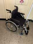 Carut scaun handicap dizabilitati batrani din aluminiu(ca nou)