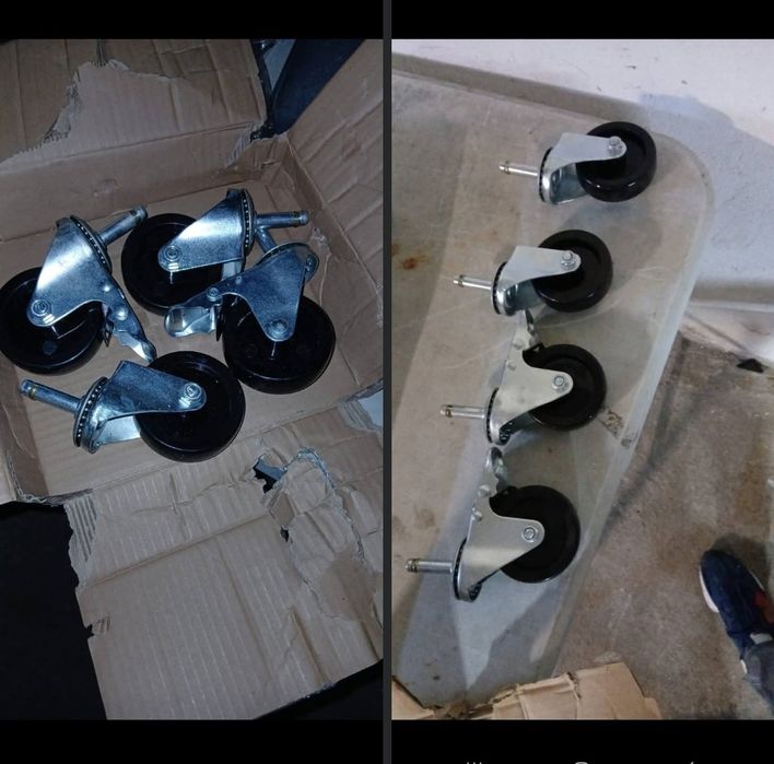 Vând set de roti cu rulmenți au și frână preț 50 lei setul