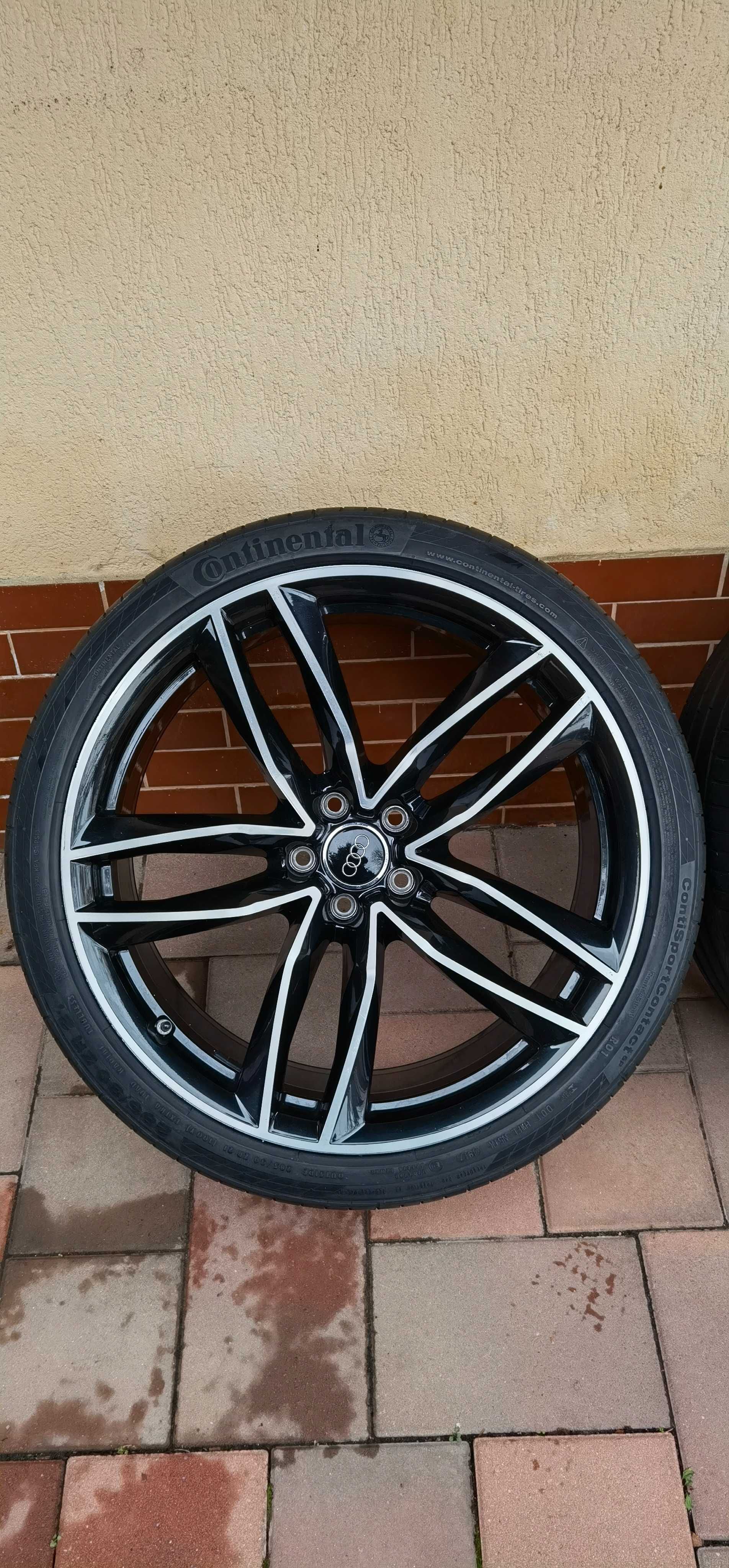 4 roti Audi RS6 4G jante+anvelope ContinentalSportContact 5P 285 30 21