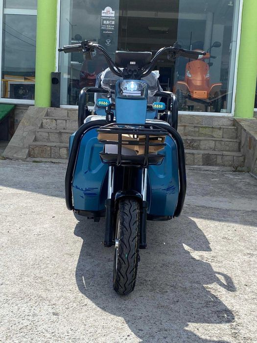 Електрическа Триколка MaXmotors Cargo-LUX 1500W SKY BLUE