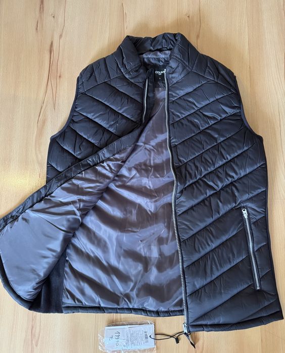 Нов черен  мъжки  елек размер L