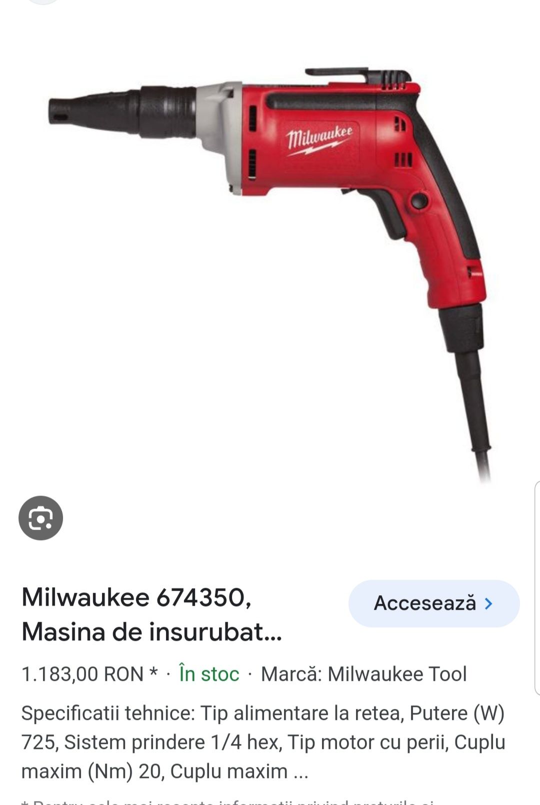 Masina pentru rigips Milwaukee DWSE 4000 Q Heavy-Duty