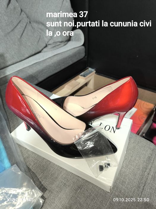 Lot Pantofi si sandale cu toc ieftini noi