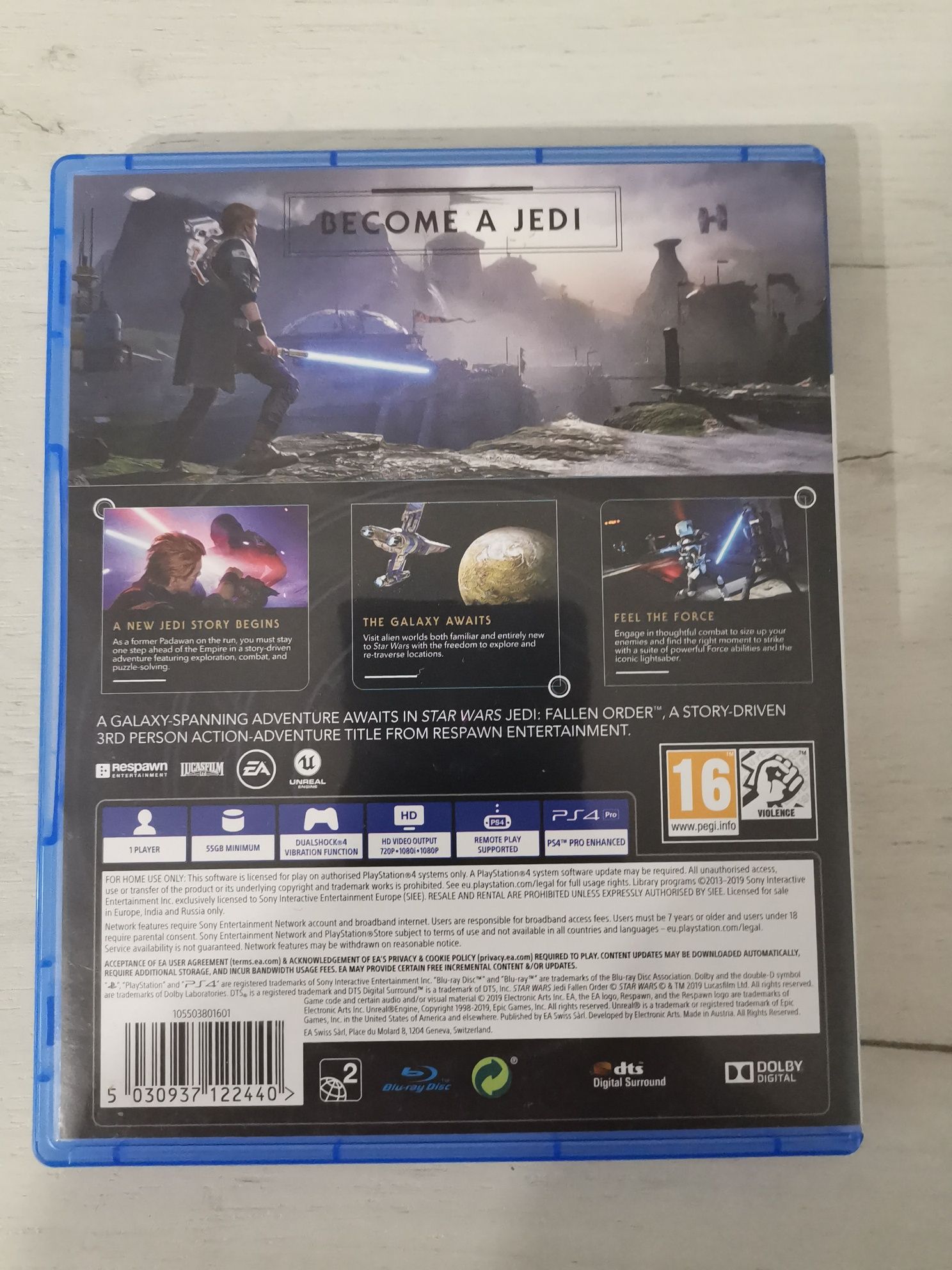 Игра за плейстейшън 4 play station 4 PS4 Star wars Jedi