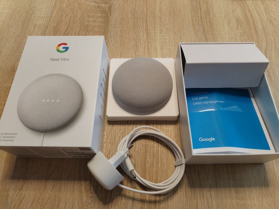 Boxa inteligenta Google Nest Mini Smart Home, Generatia 2, Alb