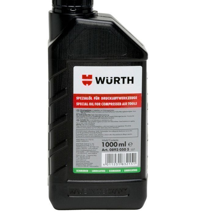 Ulei special pentru scule pneumatice 1l wurth