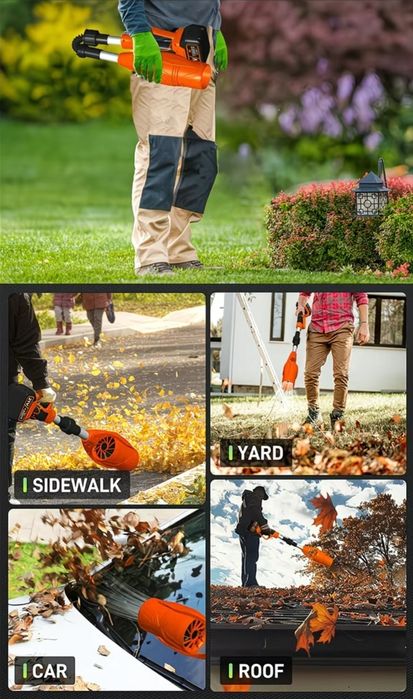 Мощная электрическая аккумуляторная воздуходувка, турбофен, турбосушка