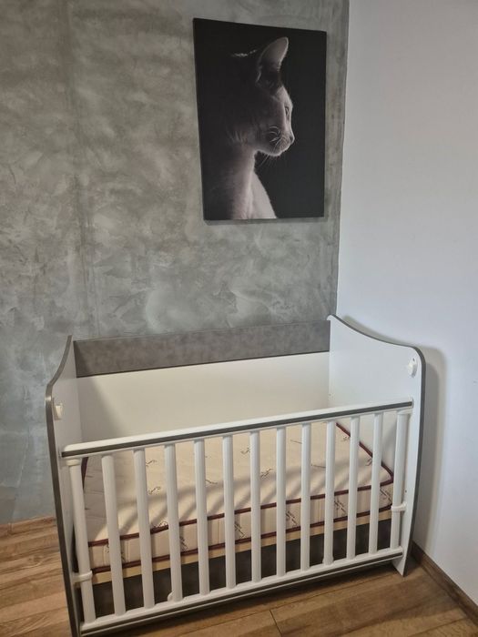 Бебешко легло LORELLY 60/120, матрак Baby Pierre Cardin