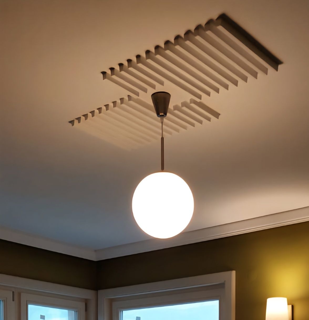 4 х Пендела ACA Lighting V2010C250 Luna Chrome